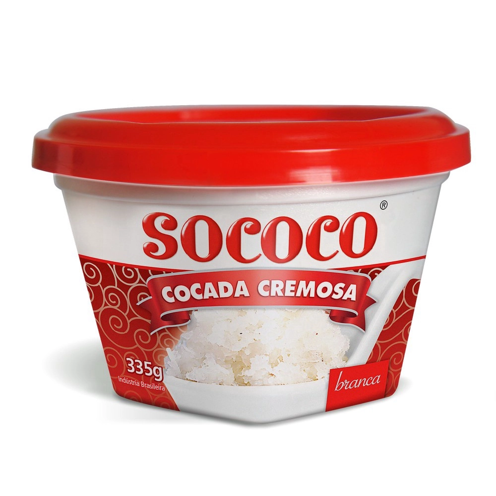 Sococo Cocada Cremosa Branca 335gr