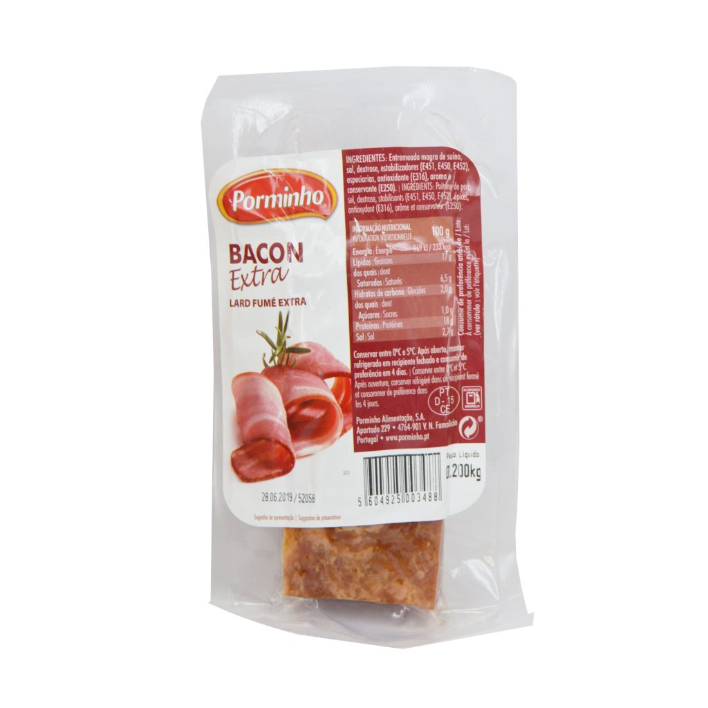 Porminho Bacon Extra 200 gram