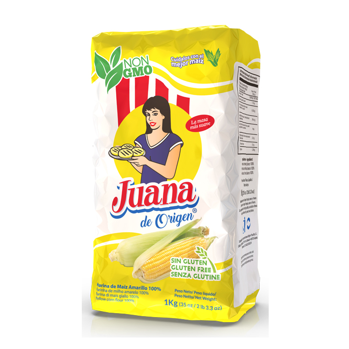 “Juana” Harina de Maíz Amarillo 1KG