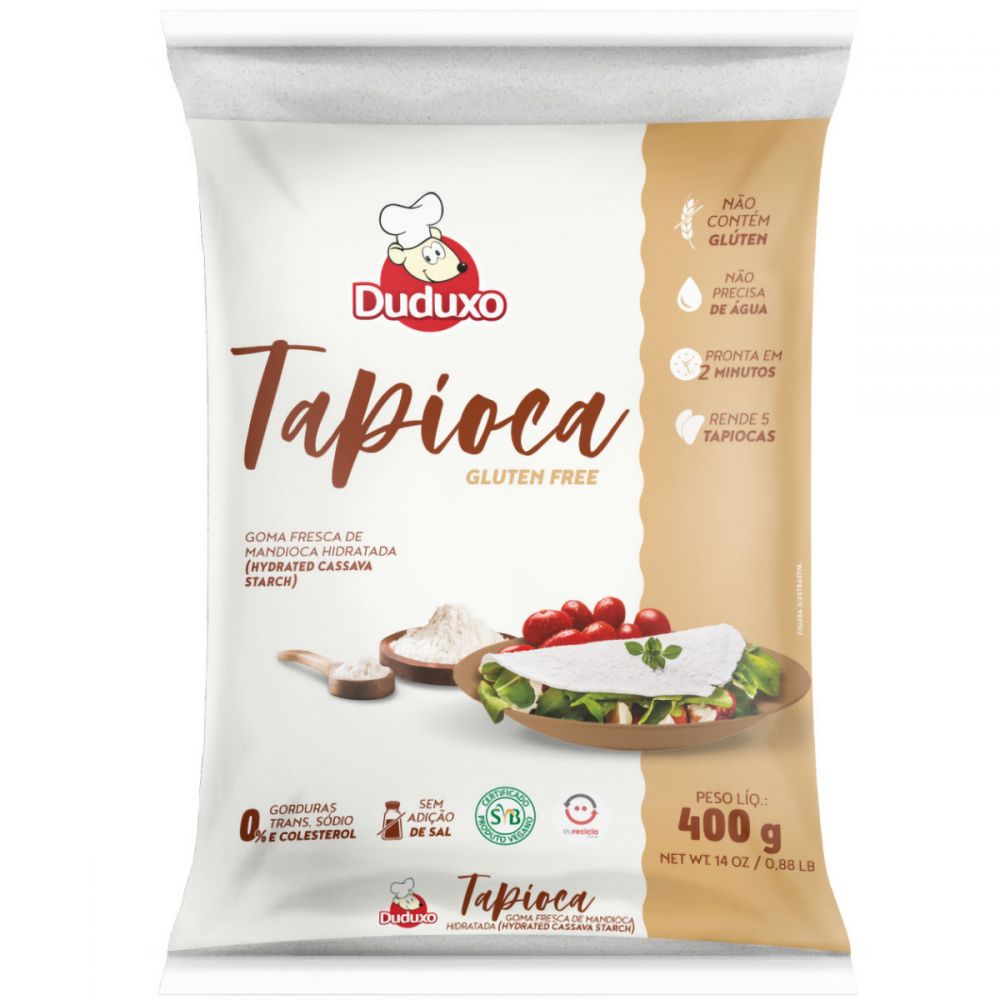 Duduxo Tapioca Hidratada Gluten Free 400gr