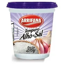 Arrifana Tempero de Alho Em Sal 270gr